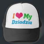 I Kärlek My Dziadzia Keps<br><div class="desc">I Kärlek My Dziadzia. En söt polsk mormormorfar från en morson eller barndotter från Polen.</div>