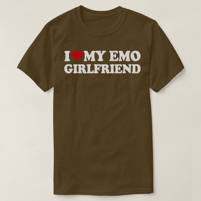 I Kärlek My Emo Girlkompis1 T Shirt (Design framsida)
