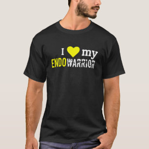 I Kärlek My Endo Warrior Endometriosis Awareness T Shirt