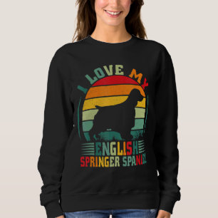 I Kärlek My English Springer spanel Hundägare Anim T Shirt