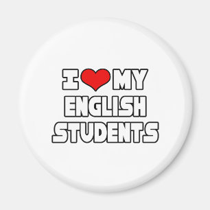 I Kärlek My English Studenter Magnet