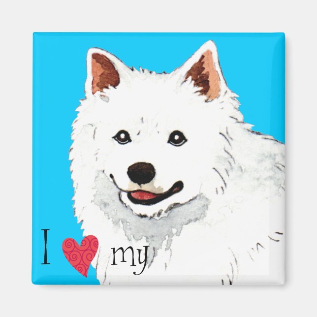 I kärlek my Eskie Magnet (Framsidan)
