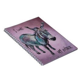 I Kärlek my Esther lila Anteckningsbok