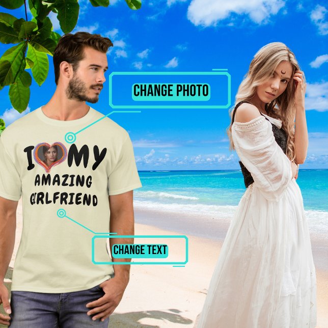 I Kärlek My Fantastisk Girlkompis T Shirt (Show your girlfriend just how much she means to you with this statement of true love. )