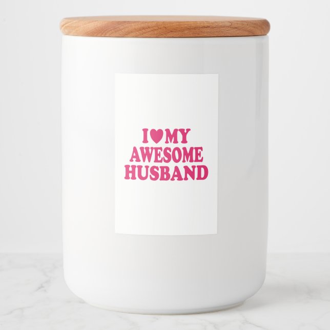 I Kärlek My Fantastisk Make Mat Etikett (Framsida)