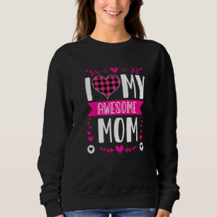 I Kärlek My Fantastisk Mamma Mors dag Rosa Heart P T Shirt