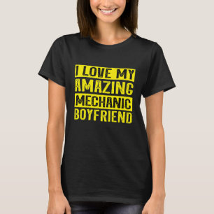 I Kärlek My Fantastisk Mechanic Boykompis T Shirt