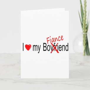 I Kärlek My Fiance Kort