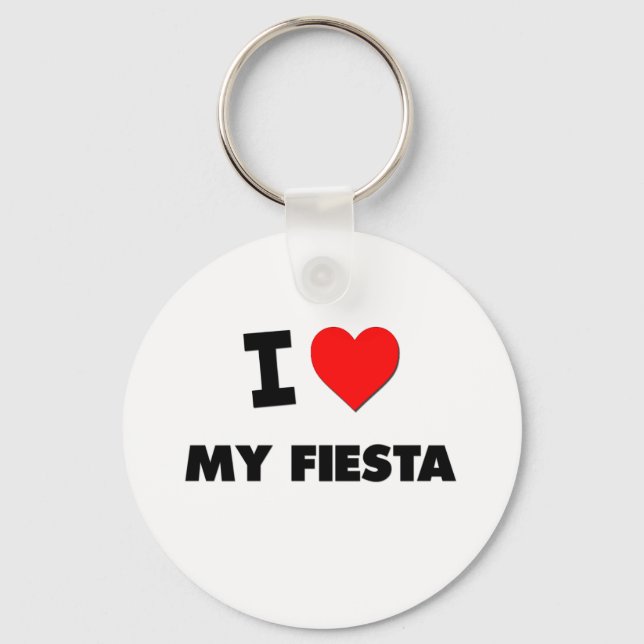 I Kärlek My Fiesta Nyckelring (Framsida)