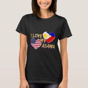 I Kärlek My Filipina Wife American Filipino Asawa T Shirt