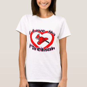 I Kärlek My Fireman T Shirt
