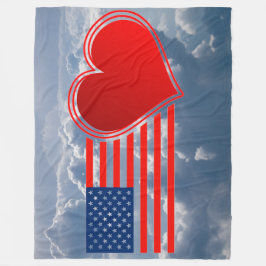 I KÄRLEK MY FLAGGA FLEECEFILT