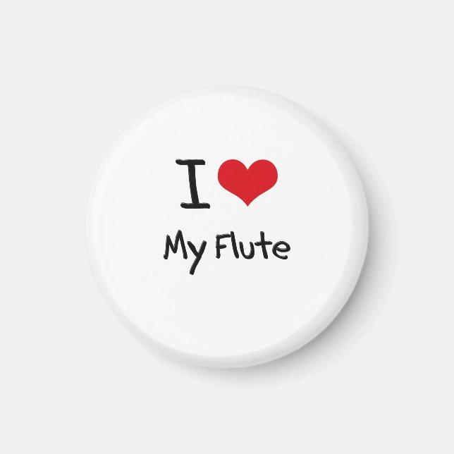 I Kärlek My Flute Magnet (Framsidan)
