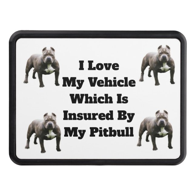 I Kärlek My Fordon Trailer Hitch Cover Dragkroksskydd (Framsidan)