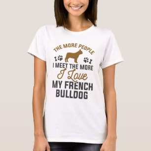 I Kärlek My Fransk Bulldog T Shirt