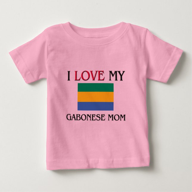I Kärlek My Gabonese Mamma Tröja (Framsida)