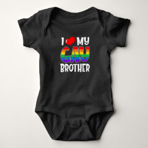 I Kärlek My Gay Bror Lgbt Pride Month Family Suppo T Shirt