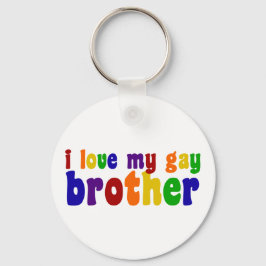 I Kärlek My Gay Brother Nyckelring