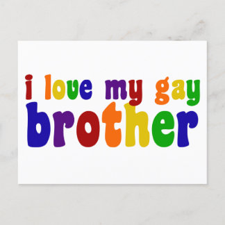 I Kärlek My Gay Brother Vykort