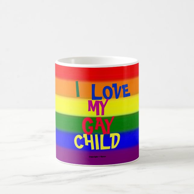 I Kärlek My Gay Child Kaffemugg (Center)
