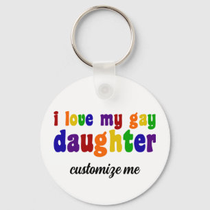 I Kärlek My Gay DoDoDoud LGBTQ Mamma Anpassningsba Nyckelring