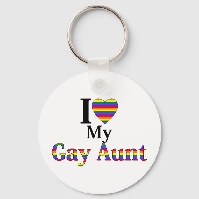I Kärlek My Gay Moster Nyckelring (Framsida)