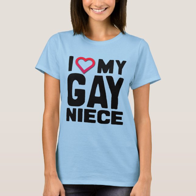 I KÄRLEK MY GAY NIECE - TEE (Framsida)