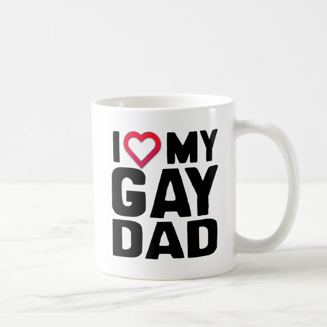I KÄRLEK MY GAY PAPPA KAFFEMUGG (Höger)