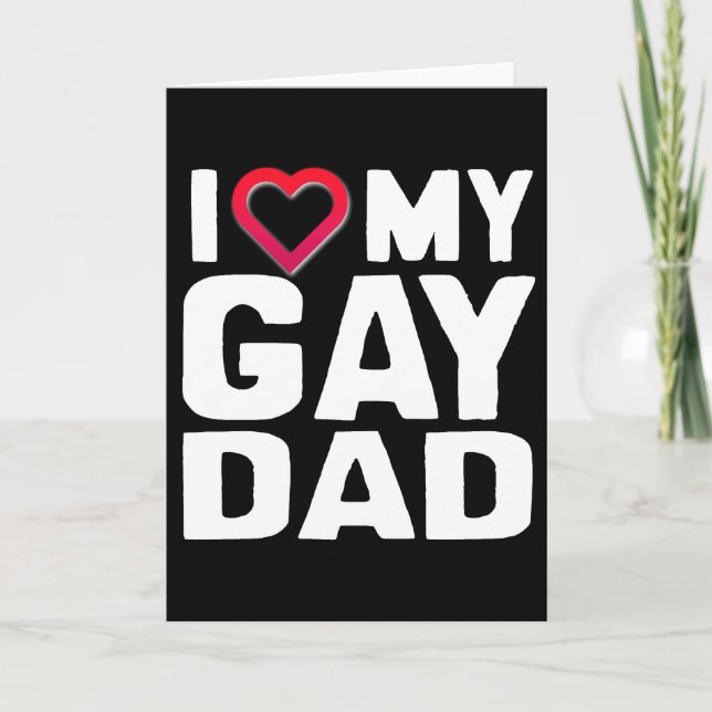 I KÄRLEK MY GAY PAPPA KORT (Framsida)
