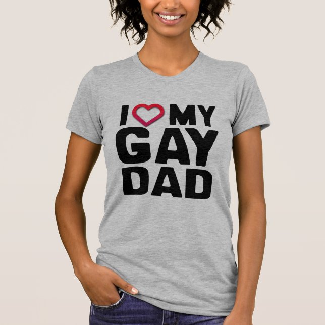 I KÄRLEK MY GAY PAPPA - TEE (Framsida)