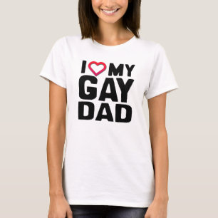 I KÄRLEK MY GAY PAPPA TEE SHIRT