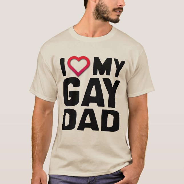 I KÄRLEK MY GAY PAPPA - TEE SHIRT (Framsida)