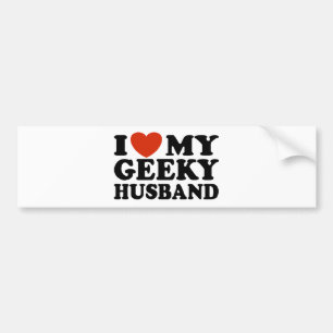 I Kärlek My Geeky Make Bildekal