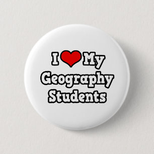 I Kärlek My Geography Studenter Knapp