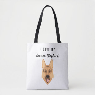 I Kärlek My German Shepherd Tygkasse