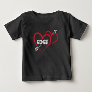 I Kärlek My Gigi Alla hjärtans dag Hjärta T Shirt