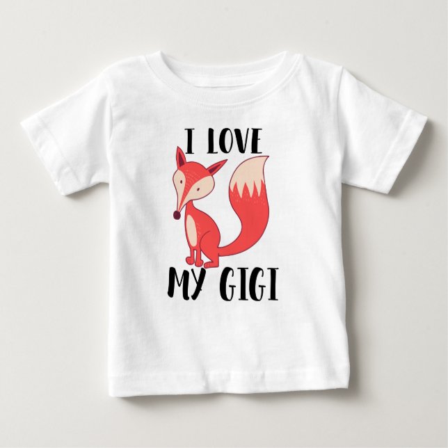 I kärlek My Gigi Baby T-Shirt (Framsida)