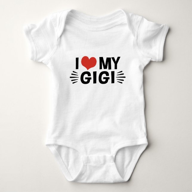 I Kärlek My Gigi Tröja (Framsida)