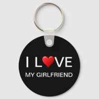 I KÄRLEK MY GIRLFRIEND KEYCHAIN