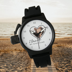 I KÄRLEK MY GIRLFRIEND Photo Gift Personlig Armbandsur