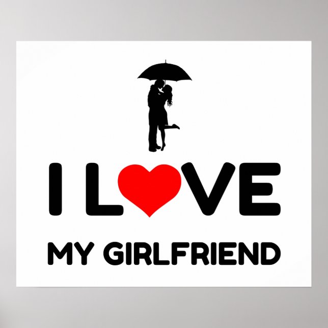 I KÄRLEK MY GIRLFRIEND POSTER (Framsidan)