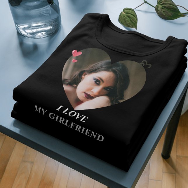 I KÄRLEK MY GIRLFRIEND Shirt - Cute Romantic Gift T (I LOVE MY GIRLFRIEND Shirt - Cute Romantic Gift)