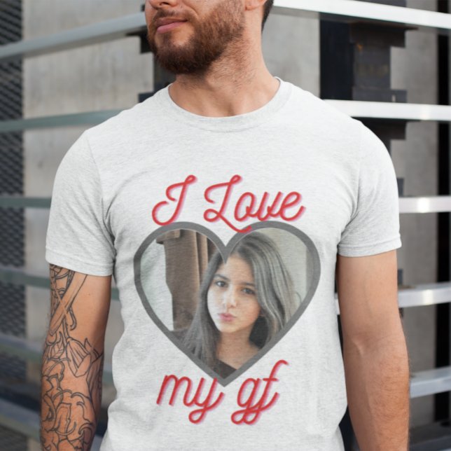 I Kärlek My Girlkompis Anpassade T Shirt (Skapare uppladdad)