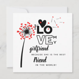 I Kärlek My Girlkompis Anpassningsbar Best Friend 