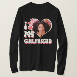 I Kärlek My Girlkompis Anpassningsbar Black Långär T Shirt