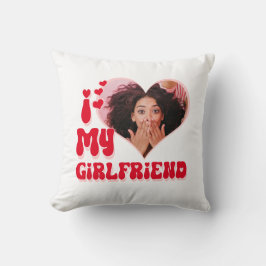 I Kärlek My Girlkompis Anpassningsbar Funny Kudde
