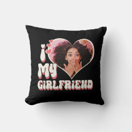 I Kärlek My Girlkompis Anpassningsbar Funny Kudde