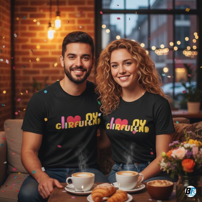 I Kärlek My Girlkompis Anpassningsbar | Minimalist T Shirt (Skapare uppladdad)