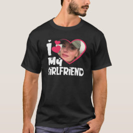 I kärlek My Girlkompis Anpassningsbar Personaized  T Shirt