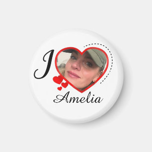 I Kärlek My Girlkompis Anpassningsbar Personlig Magnet